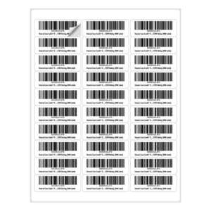 Self adhesive shipping label stickers