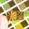 Custom holographic label for authentication seals