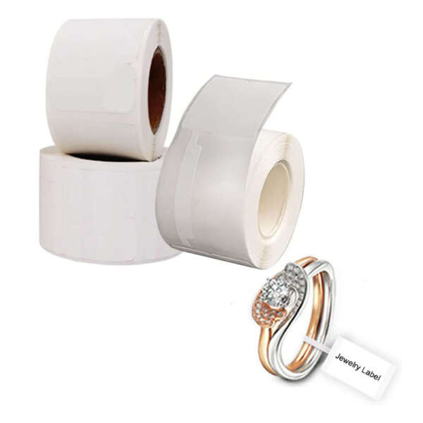 Rolled jewelry price label stickers
