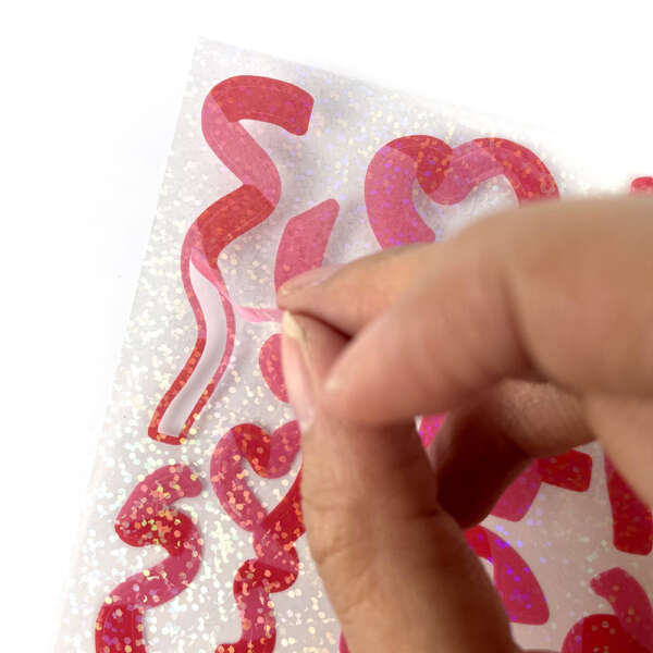 Fancy vinyl sticker sheets