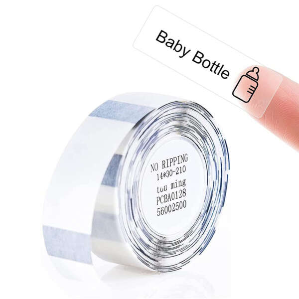 57mm clear direct thermal sticker roll for mini printer
