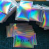 Self adhesive destructible vinyl sticker paper roll