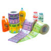 Custom PP BOPP toiletries bottle label stickers for laundry detergent packaging
