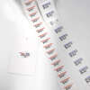 Three layer price label stickers