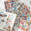 Customized logo sticker sheet with kiss cut lines