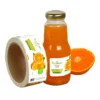Waterproof food label sticker for juice bottles