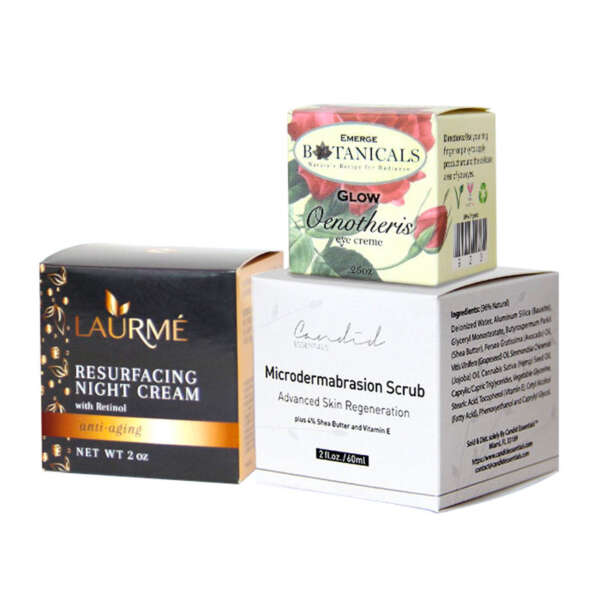 Logo skincare paper boxes