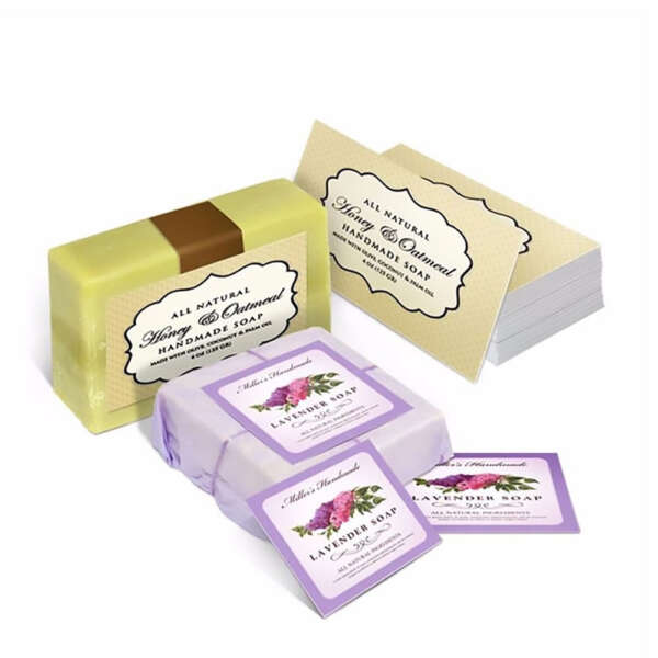 Waterproof soap label sticker sample for label printing