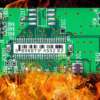 Electronics heat resistant labels