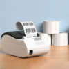 Shipping thermal label rolls