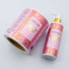 Custom gold foil logo labels