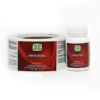 Self adhesive collagen label for supplement packaging
