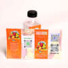 Custom roll logo label for drink packaging