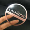 Clear gold foil cup sticker rolls