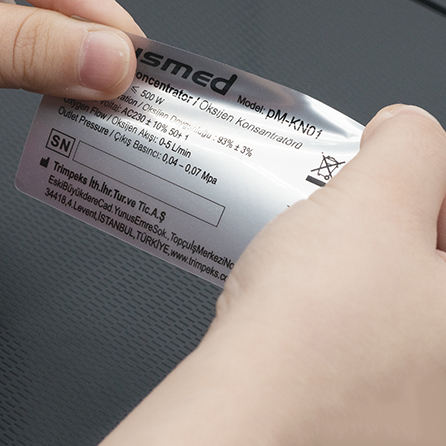 High temperature label stickers