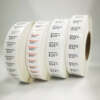 Eco friendly piggyback labels