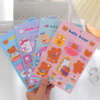 Private logo waterproof vinyl kiss cut sticker sheet