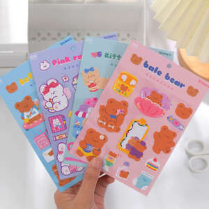 Private logo waterproof vinyl kiss cut sticker sheet