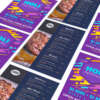 custom A4 A5 A6 double sided advertising promotion flyers print detail view