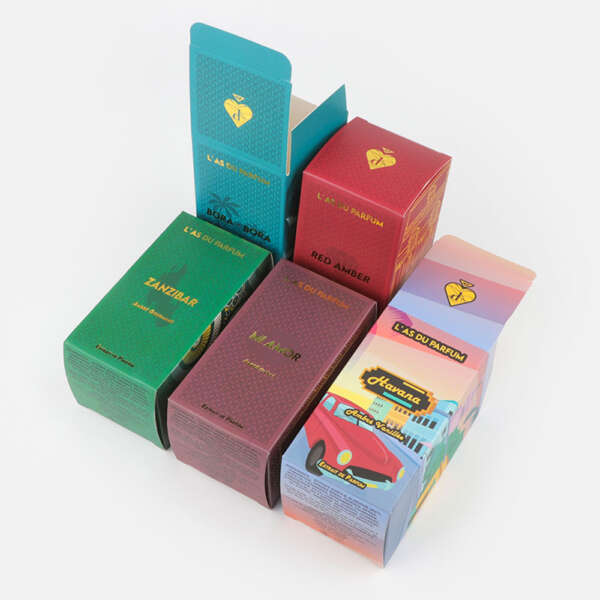 Custom cosmetic perfume packaging boxes