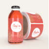Factory custom drink beverage label stickers for bottle packaging