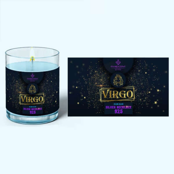 Waterproof candle label printing