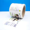 Custom adhesive food sticker labels for bottle and jar packaging