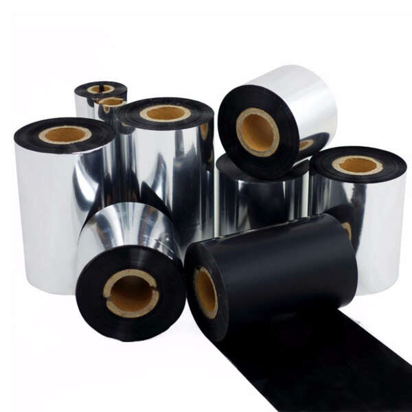red white black wax resin thermal transfer barcode printer ribbon material detail view