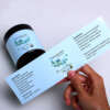Clear film cosmetic bottle labels