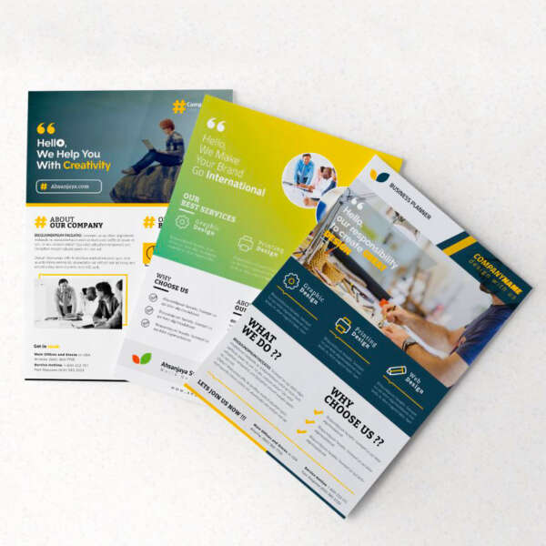 custom A3 A4 A5 A6 poster catalogue brochure flyer printing print detail view