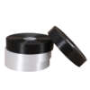 black double sided polyester satin fabric clothing care label custom logo option