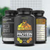 Premium supplement sticker label with foil finish