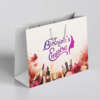 white luxury jewelry clothing gift paper bag with custom logo view 4