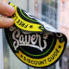 UV proof self adhesive vinyl labels for glass window branding