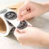 Clear film logo stickers for plastic cups