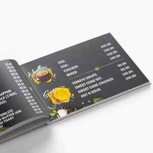 Custom hardcover cooking book with full color pages
