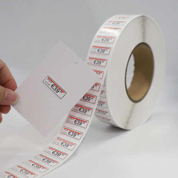 31x12 adhesive piggyback label for packaging