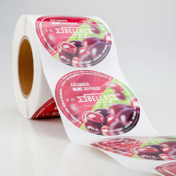 Waterproof circle label stickers