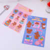 Waterproof cute sticker sheet printing