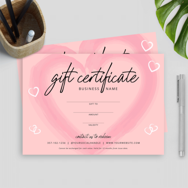 A5 A6 luxury private logo thank you business card material detail view
