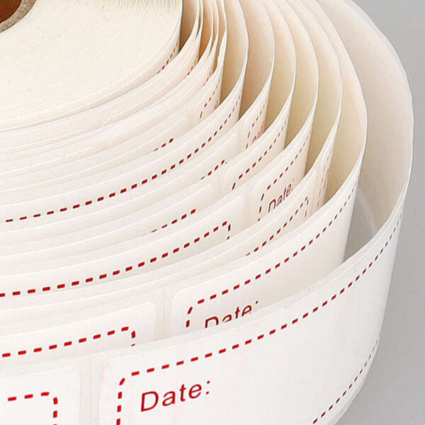 Removable adhesive labels for food containers
