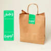 Custom takeout sealing stickers for bags boxes and containers