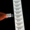 Private logo custom sticker label for custom packaging use