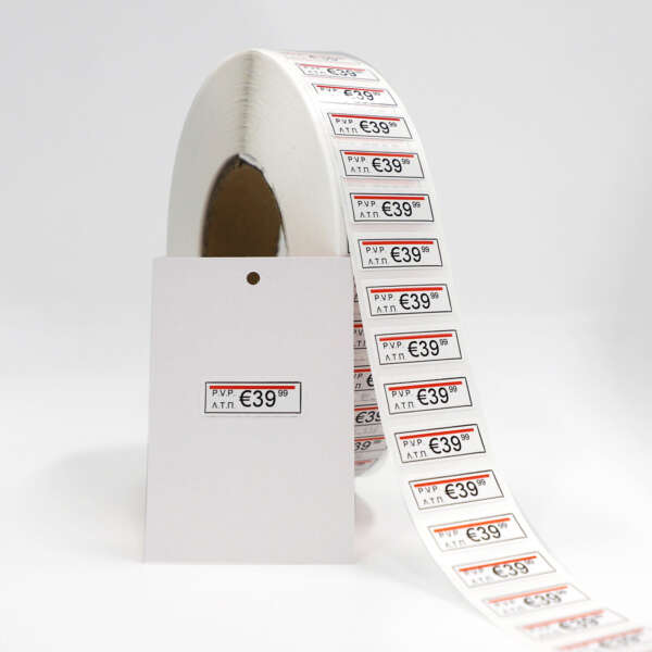 Factory garment sticker labels