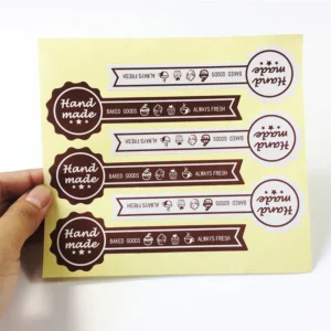 Strong adhesive bottle security seal sticker