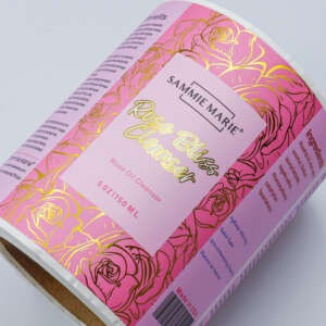 Waterproof hair oil label rolls
