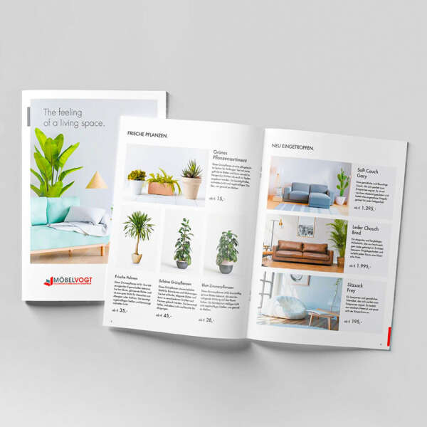 Eco friendly mini booklet brochure printing sample