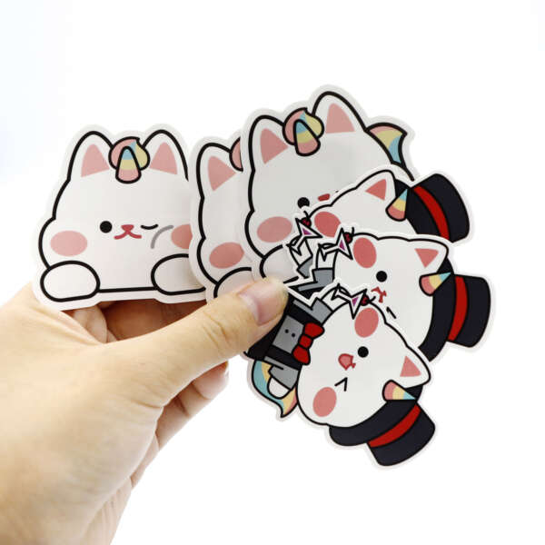 Custom door decal stickers