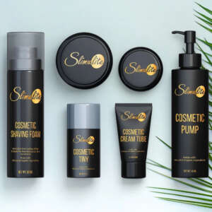 Luxury gold foil product label stickers