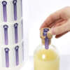 Custom honey bottle packaging sticker with seal strip